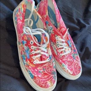 Floral vans